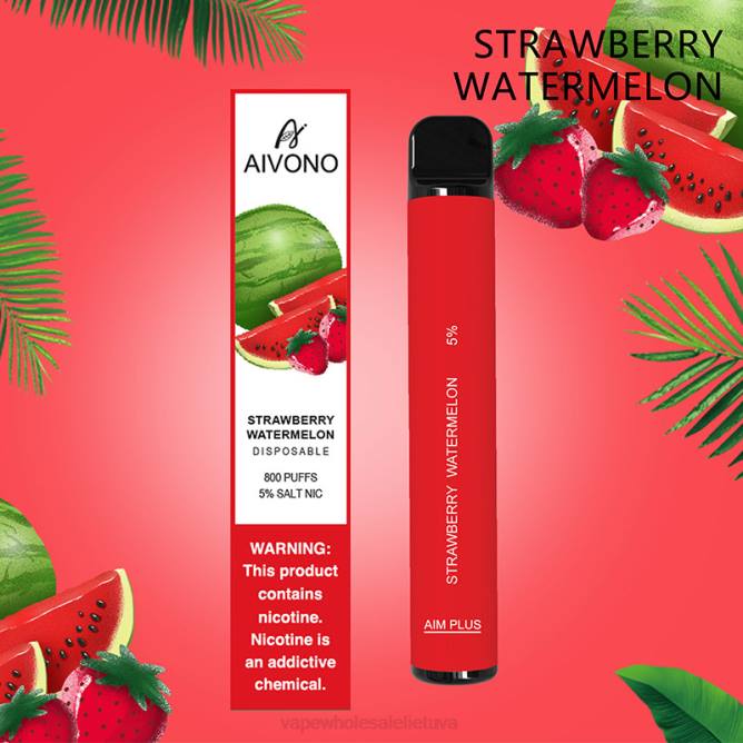 Aivono AIM PLUS 800 braškinis arbūzas - 4FRZ196 Vape Wholesaler