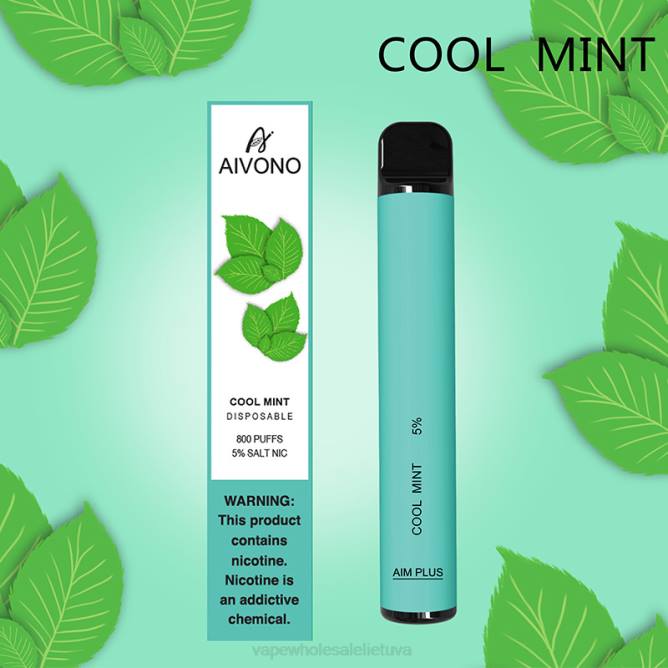 Aivono AIM PLUS 800 vėsios mėtos - 4FRZ177 Vape Be Nikotino
