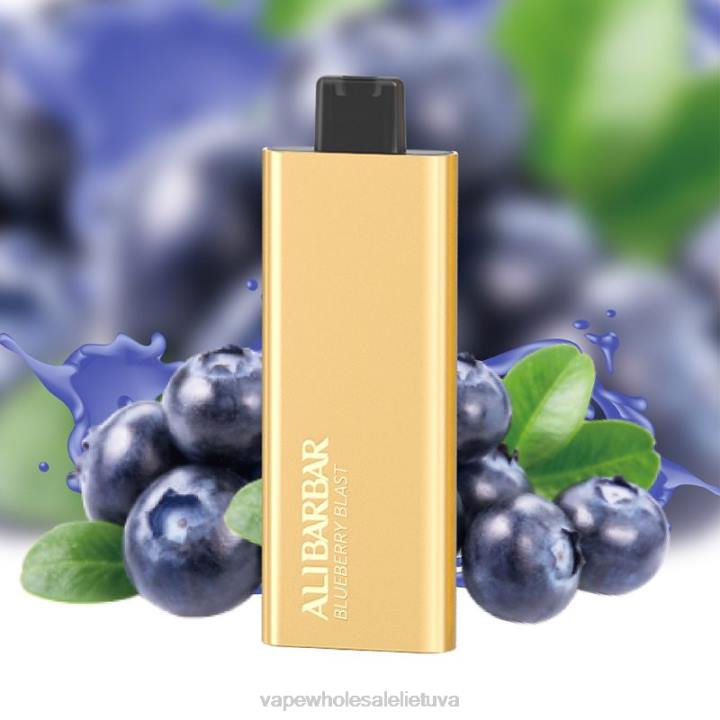 Vape Lietuva 0DL850 Alibarbar Pandora 7000 vienkartinių vape mėlynių sprogimas