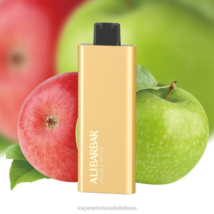 Vape Shop Kaunas 0DL866 Alibarbar Pandora 7000 vienkartinių vape dvigubas obuolys