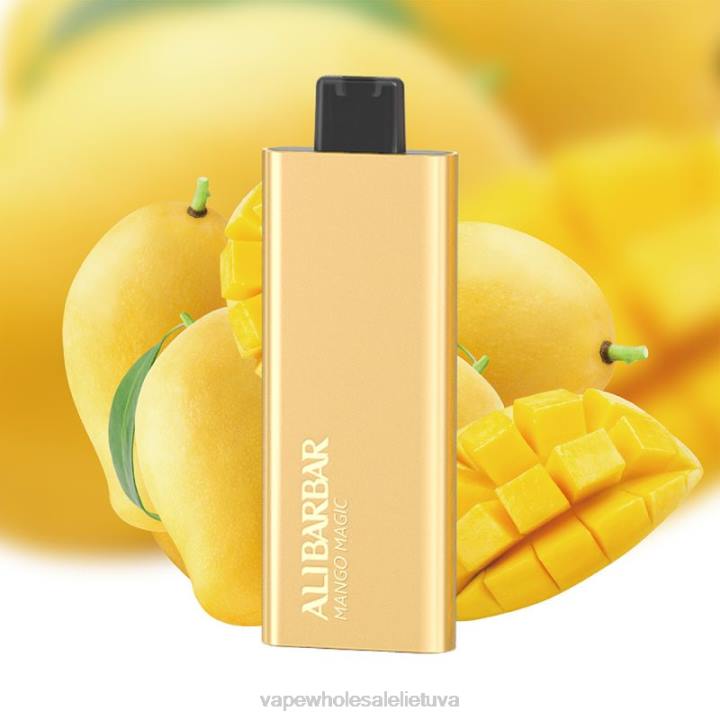 Vape Shop Vilnius 0DL867 Alibarbar Pandora 7000 vienkartinių vape mango magija