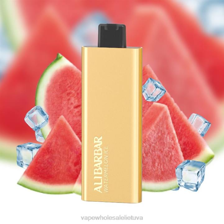 Vape Wholesale Lietuva 0DL864 Alibarbar Pandora 7000 vienkartinių vape arbūzų ledas