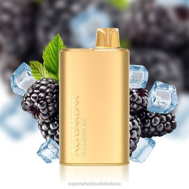 Vape Wholesale Lietuva 0DL810 Alibarbar Rich 8000 vienkartinių vape gervuogių ledų