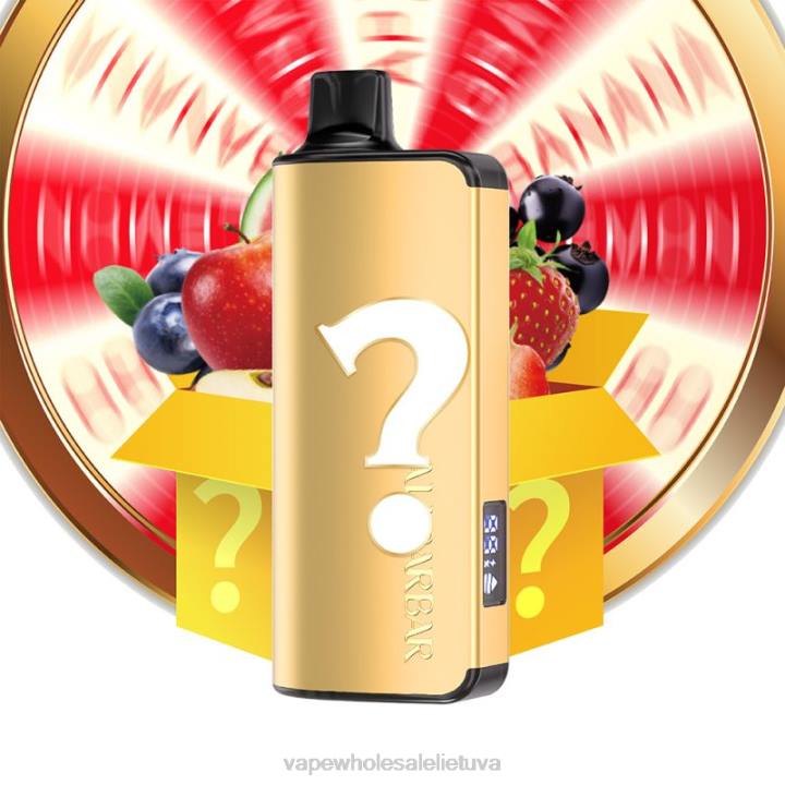 Bez Nikotinove Vape 0DL836 Alibarbar Ingot 20000 vienkartinių vape skonio ruletė