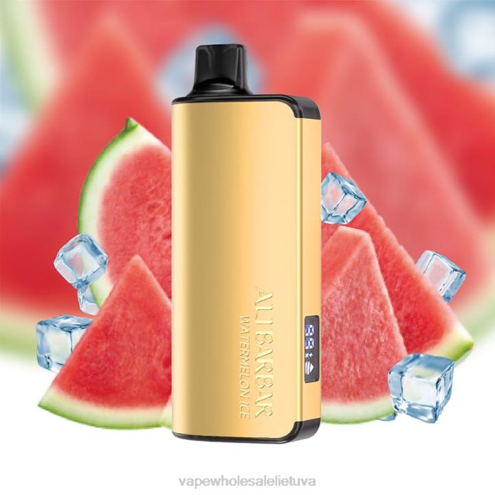 Bez Nikotinove Vape 0DL845 Alibarbar Ingot 20000 vienkartinių vape arbūzų ledas