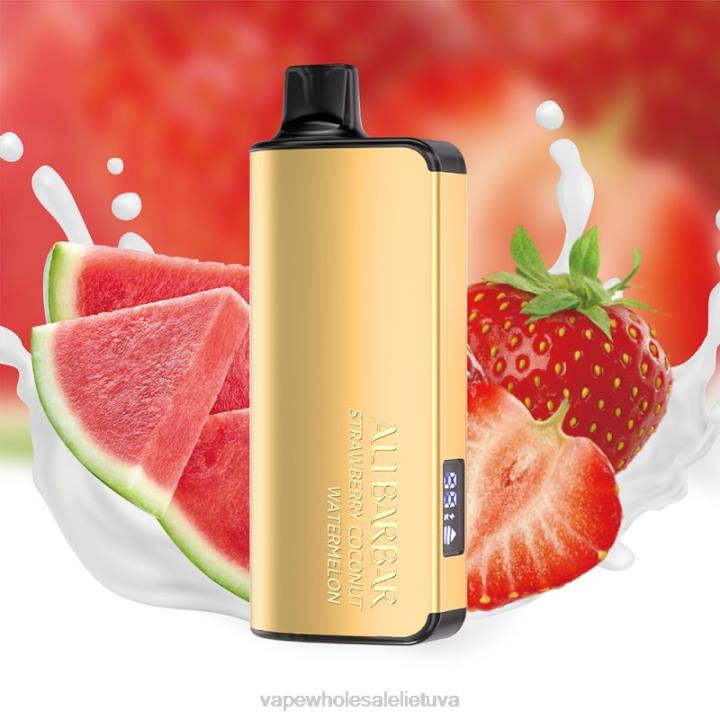 E Cigareciu 0DL843 Alibarbar Ingot 20000 vienkartinių vape braškinis kokosinis arbūzas