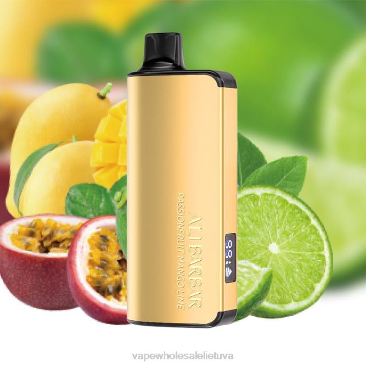 Vape Shop Kaunas 0DL839 Alibarbar Ingot 20000 vienkartinių vape pasiflorų mango liepa