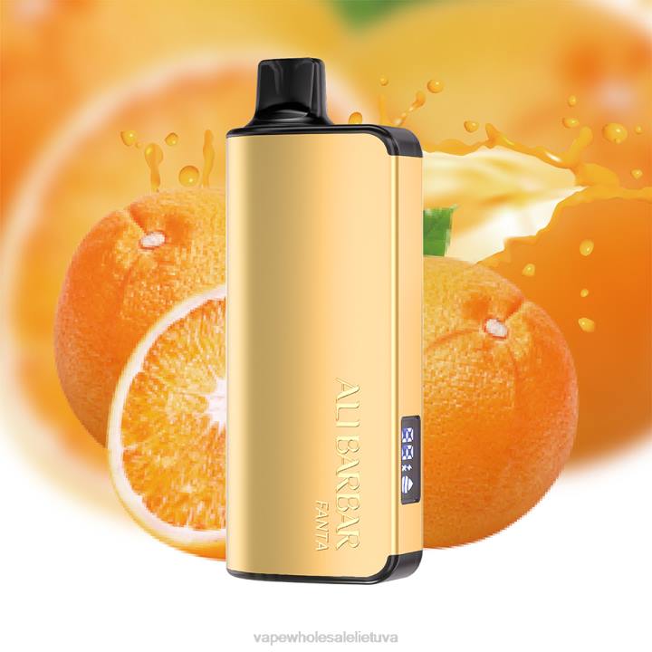 E Cigareciu 0DL816 Alibarbar Ingot 9000 vienkartinių vape Kalifornijos saulėlydis
