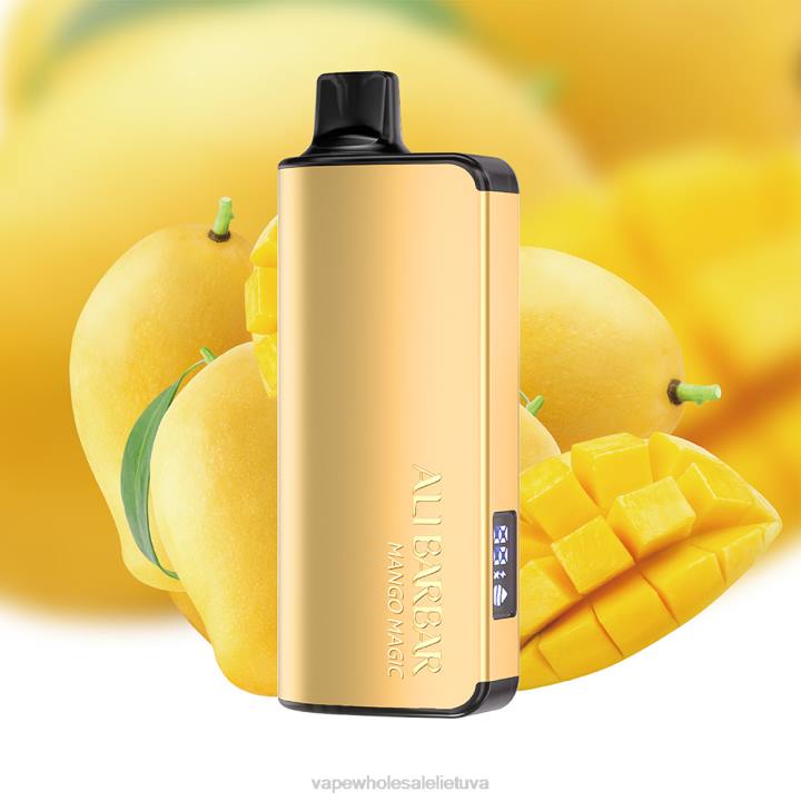 Vape Be Nikotino 0DL829 Alibarbar Ingot 9000 vienkartinių vape mango magija