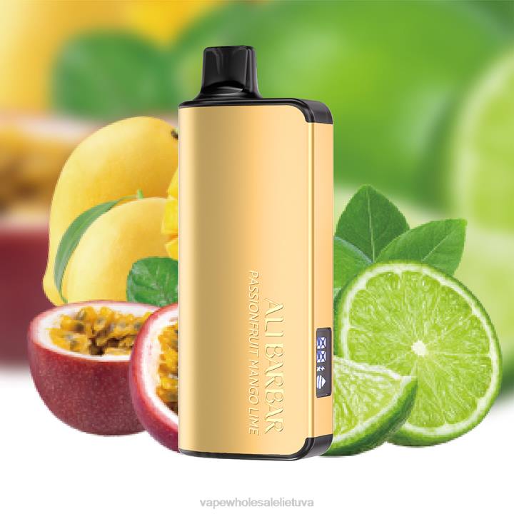 Vape Shop Vilnius 0DL822 Alibarbar Ingot 9000 vienkartinių vape pasiflorų mango liepa