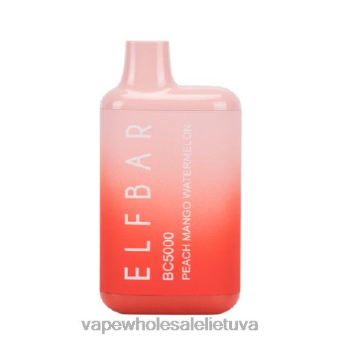 Vape Shop Vilnius Z8D0T304 | ELFBAR BC5000 persikų mango arbūzas