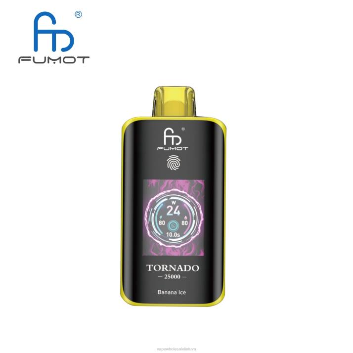 Vape Wholesale Supplier 40421 bananų ledas - Fumot Tornado 25000 vienkartinių vape