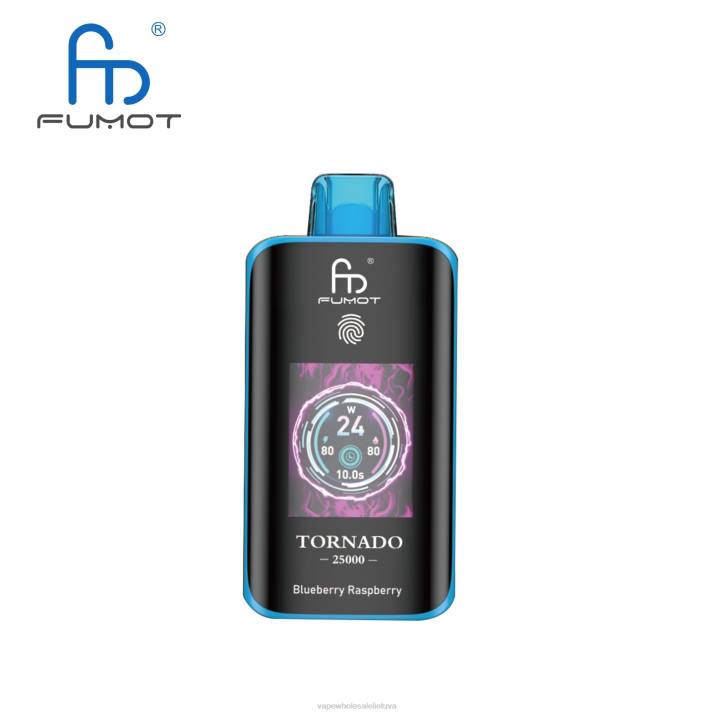 Vape Wholesale Supplier 40423 mėlynių aviečių - Fumot Tornado 25000 vienkartinių vape