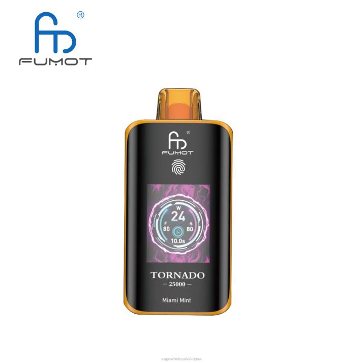 Vape Wholesale Supplier 40428 Majamio mėtų - Fumot Tornado 25000 vienkartinių vape