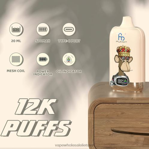 Vape Shop Vilnius Z8D0T4 | Fumot Tornado Digital Box vienkartiniai 12 000