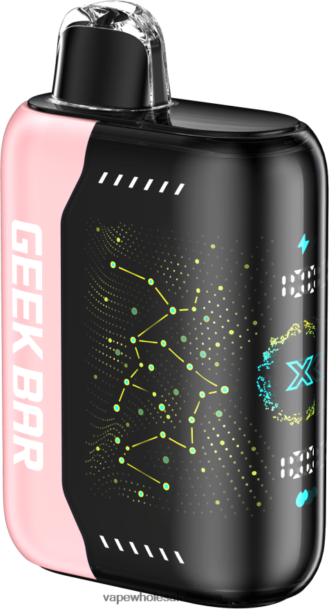 Bez Nikotinove Vape 8VV4R09 - GEEK BAR impulsas x braškių b-pop
