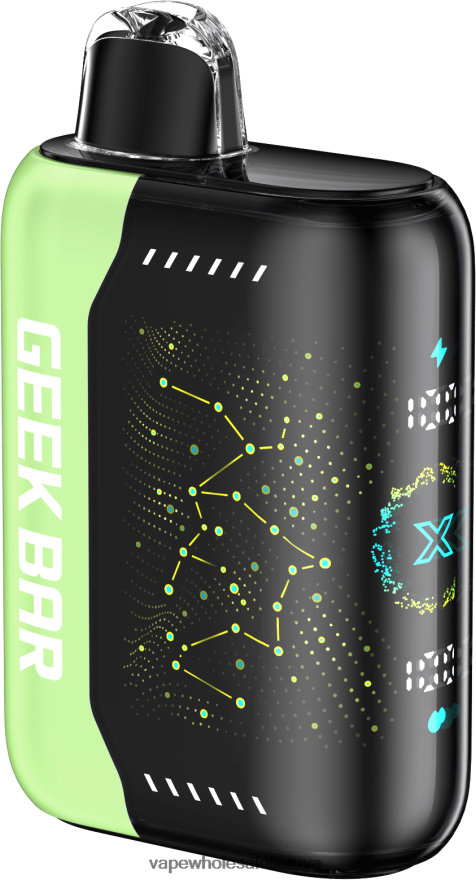 E Cigareciu Skysciai 8VV4R015 - GEEK BAR impulsas x rūgštus obuolių ledas