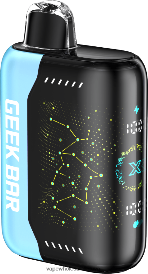 Vape Shop Vilnius 8VV4R013 - GEEK BAR impulsas x mėlynas razz ledas