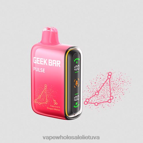 Nikotinove Vape Z8D0T70 | GEEK BAR Pulse drakono melionas zodiako leidimas 7500 išpūtimų / 15 000 išpūtimų