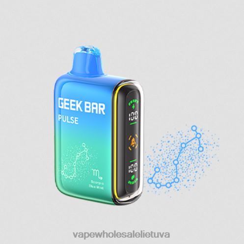 Vape Shop Kaunas Z8D0T73 | GEEK BAR Pulse mėlyna mėta zodiako leidimas 7500 išpūtimų / 15 000 išpūtimų