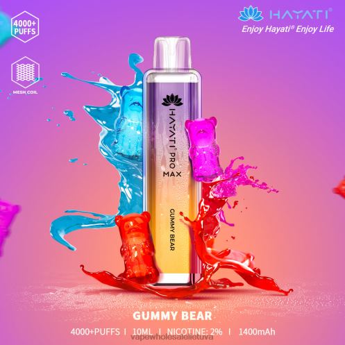 Bez Nikotinove Vape Z8D0T159 | Hayati Pro Max guminis meškiukas 4000