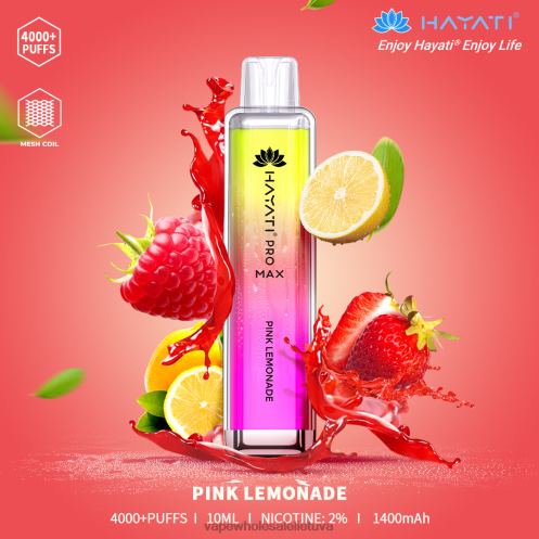 Bez Nikotinove Vape Z8D0T169 | Hayati Pro Max rožinis limonadas 4000