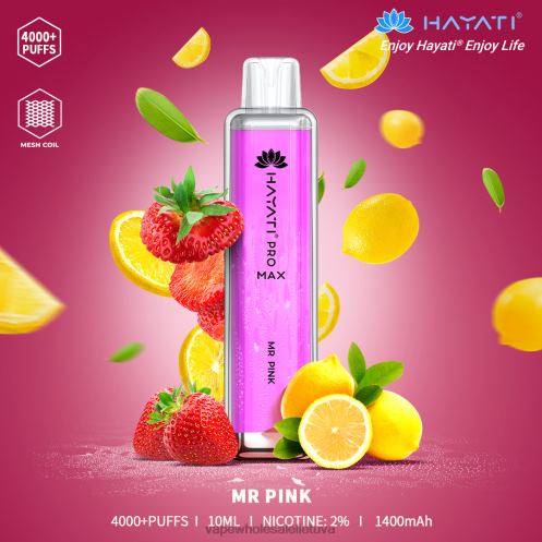 Bez Nikotinove Vape Z8D0T189 | Hayati Pro Max ponas rožinis 4000