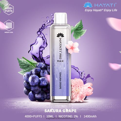 Vape Shop Kaunas Z8D0T173 | Hayati Pro Max sakuros vynuogės 4000