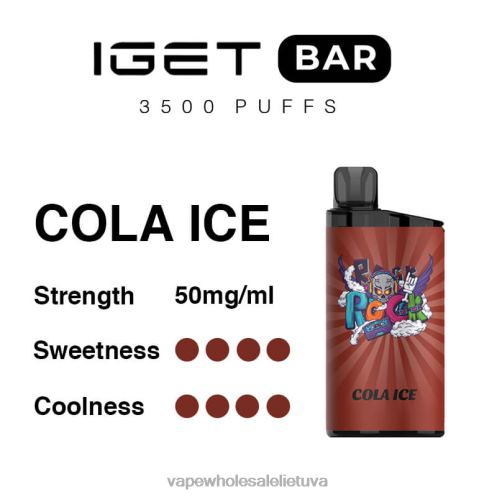 E Cigareciu Skysciai Z8D0T96 | IGET BAR kolos ledų 3500 5% nikotino