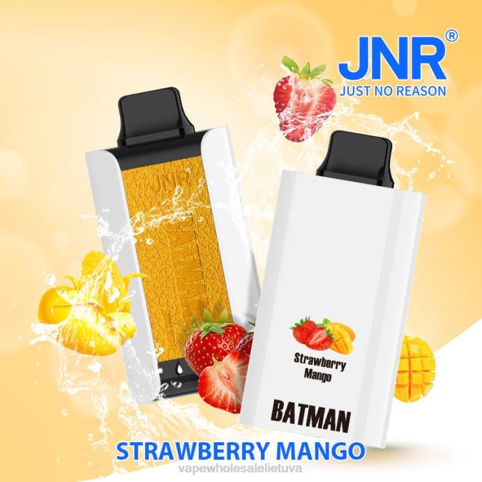 JNR BATMAN 11 000 42R610 braškių mango Vape Be Nikotino