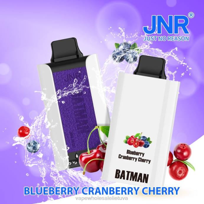 JNR BATMAN 11 000 42R617 mėlynių spanguolių vyšnių Vape Wholesale Lietuva