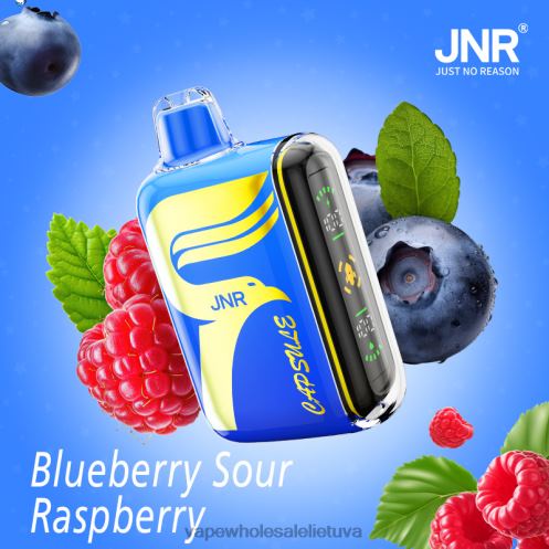 Vape Be Nikotino Z8D0T602 | JNR CAPSULE mėlynių-rūgščių-aviečių