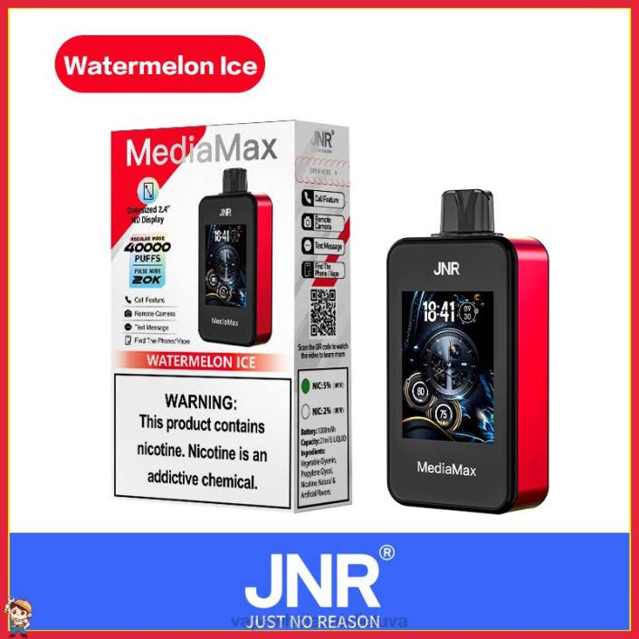 Vape Lietuva PB0618 - JNR MediaMax 40 tūkst arbūzų ledas