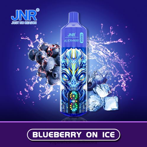 Vape Be Nikotino Z8D0T572 | JNR ALIEN MAX mėlynės ant ledo
