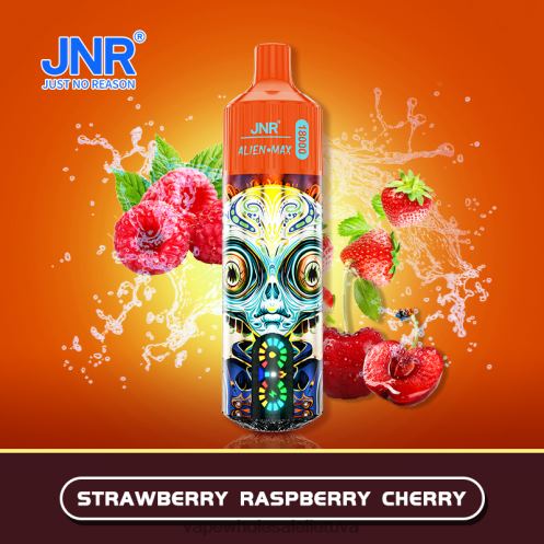 Vape Lietuva Z8D0T565 | JNR ALIEN MAX braškių aviečių vyšnių