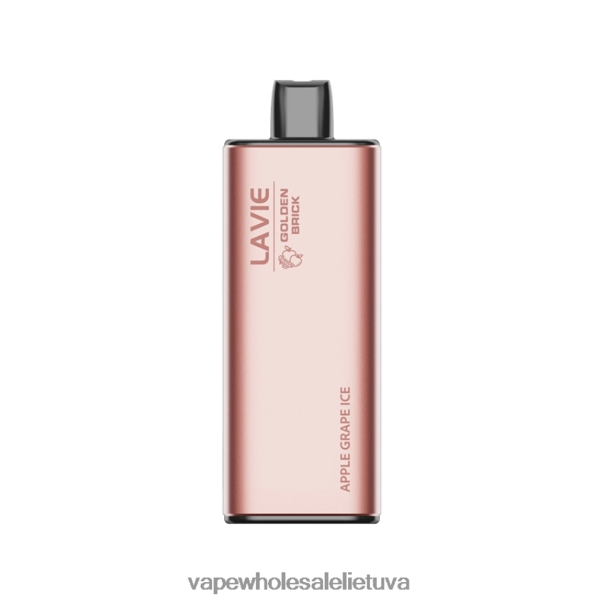 LAVIE GOLDEN BRICK 10000 išpūtimų PHN2B452 | Vape Shop Kaunas obuolių vynuogių ledas