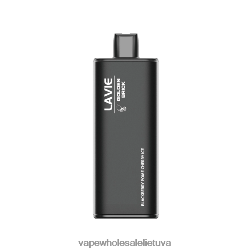 LAVIE GOLDEN BRICK 10000 išpūtimų PHN2B454 | Vape Lietuva gervuogių vyšnių ledas