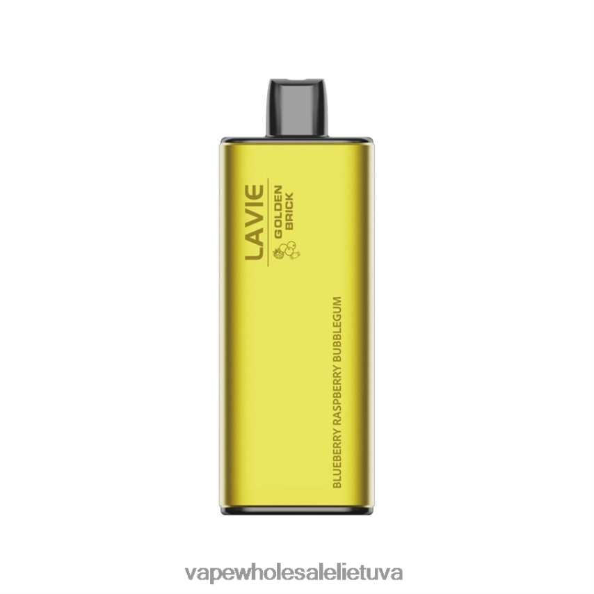 LAVIE GOLDEN BRICK 10000 išpūtimų PHN2B455 | Vape Wholesale Supplier mėlynių aviečių burbuliukai