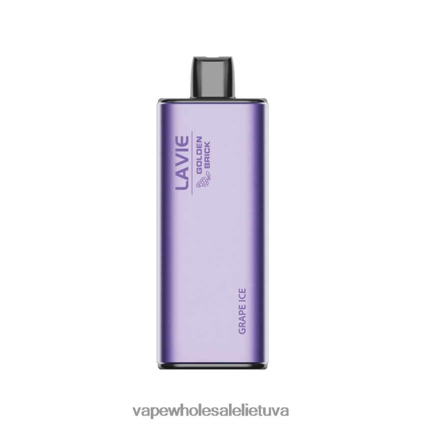 LAVIE GOLDEN BRICK 10000 išpūtimų PHN2B459 | Vape Shop Kaunas vynuogių ledas