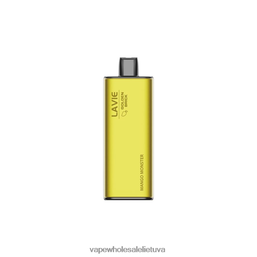 LAVIE GOLDEN BRICK 10000 išpūtimų PHN2B461 | Vape Lietuva mangų monstras