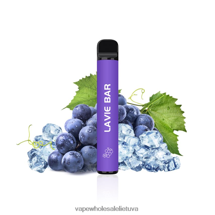 LAVIE BAR 2% versija 800 pūtimų PHN2B4322 | Vape Wholesaler vynuogių ledas