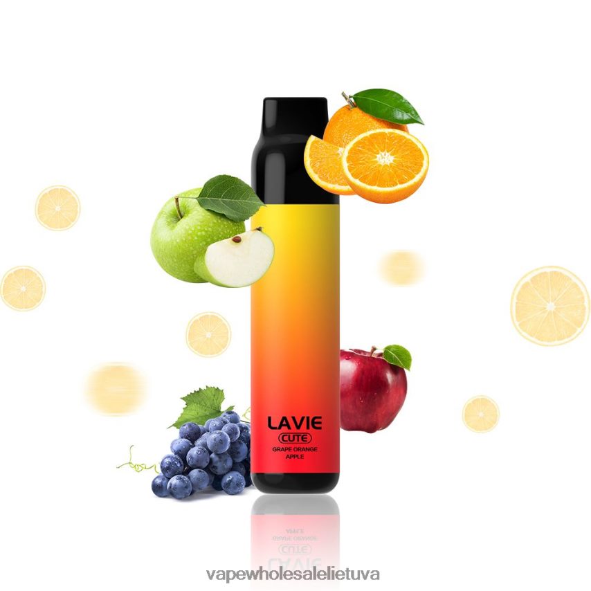 LAVIE BAR 3000 išpūtimų PHN2B4288 | Vape Wholesale Lietuva vynuogių apelsinų obuolių