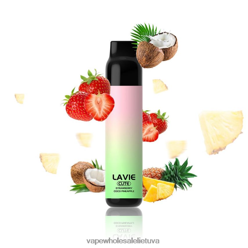 LAVIE BAR 3000 išpūtimų PHN2B4291 | Vape Shop Vilnius braškių kokoso obuolys