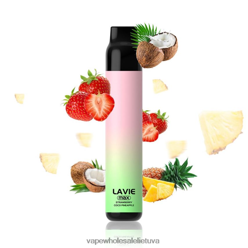 LAVIE BAR 5000 įkvėpimų – maks PHN2B4283 | Vape Shop Kaunas braškių kokoso obuolys