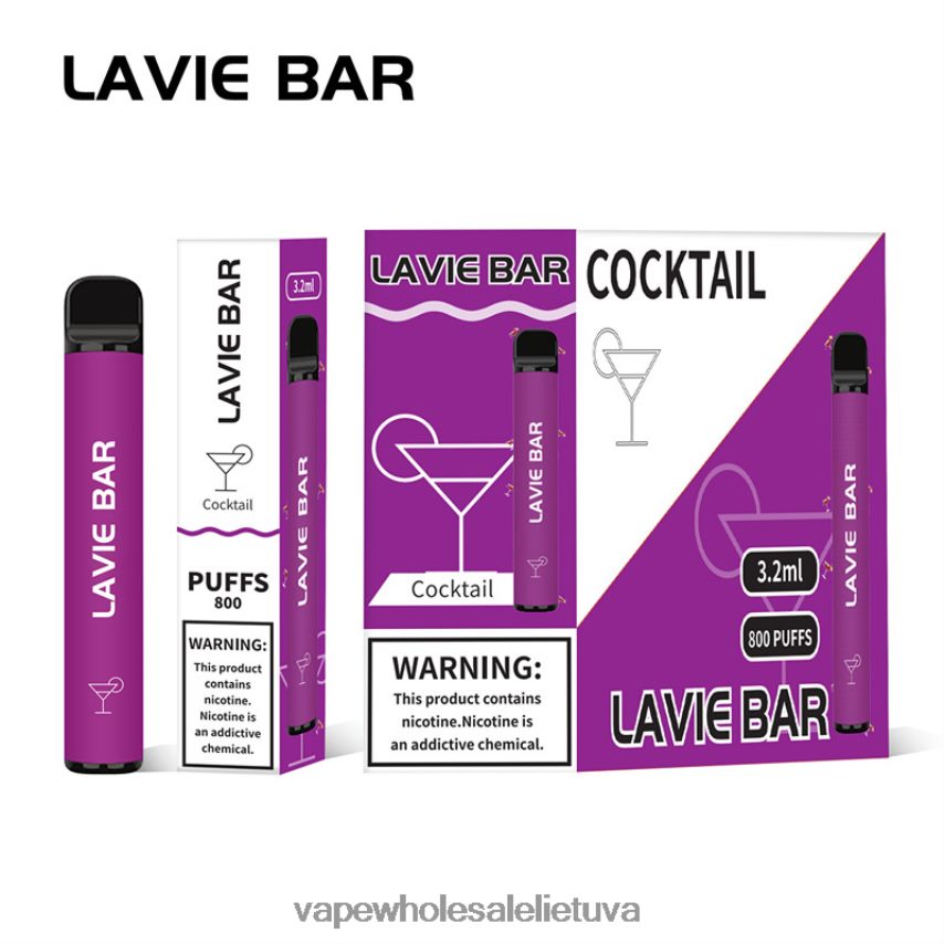 LAVIE BAR 800 išpūtimų PHN2B4312 | Vape Shop Vilnius kokteilis