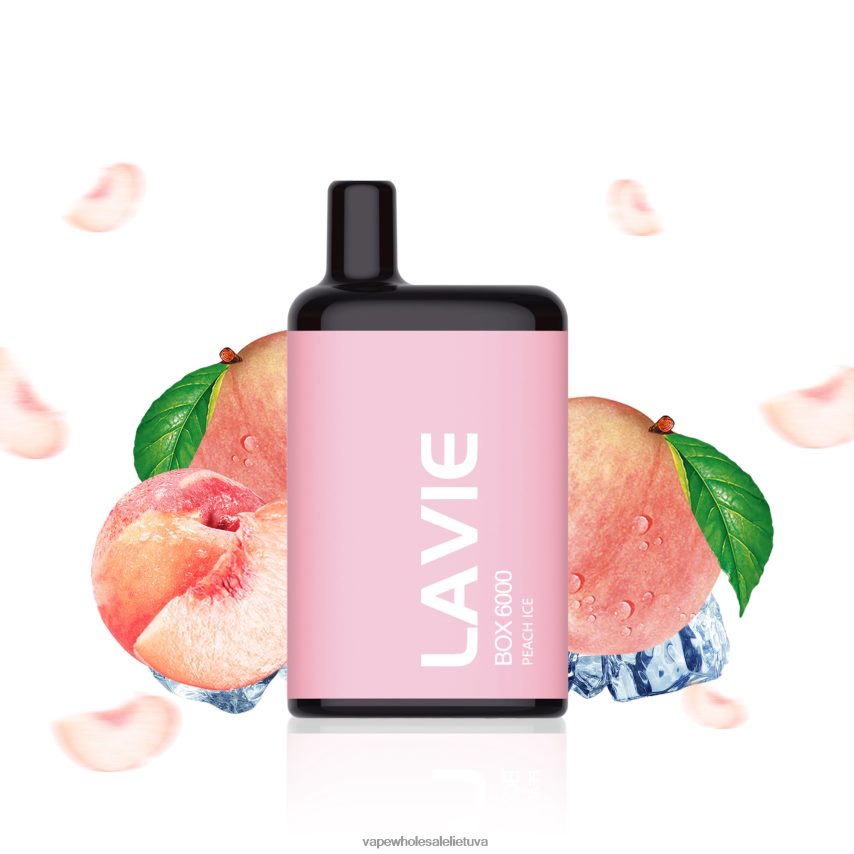 LAVIE BOX 6000 išpūtimų PHN2B4200 | Vape Shop Vilnius persikų ledas