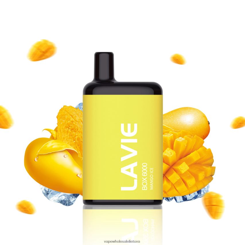 LAVIE BOX 6000 išpūtimų PHN2B4201 | Vape Lietuva mangų ledas