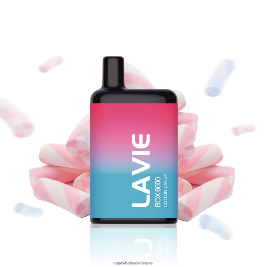 LAVIE BOX 6000 išpūtimų PHN2B4206 | Vape Shop Kaunas cukraus vata