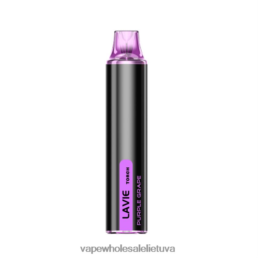 LAVIE Torch 6000 išpūtimų PHN2B4135 | Vape Be Nikotino violetinė vynuogė