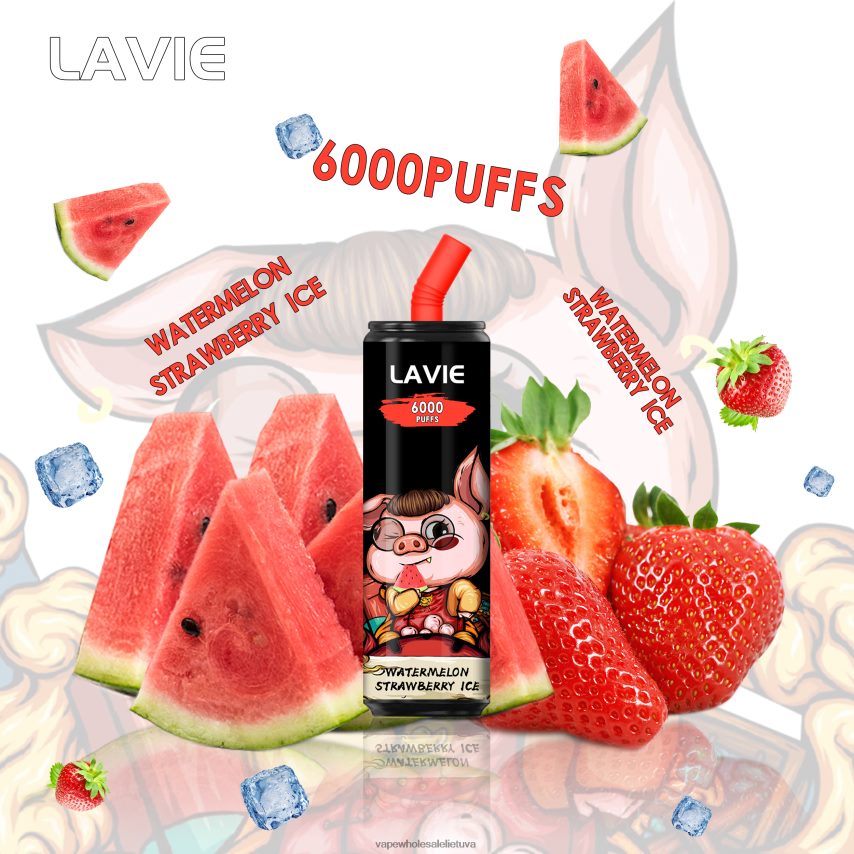LAVIE Coke BAR 6000 išpūtimų PHN2B4267 | Vape Wholesale Lietuva arbūzų braškių ledukai